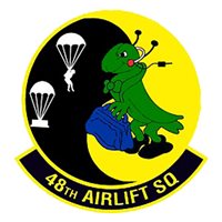 48 AS C-130 Airplane Tail Flash