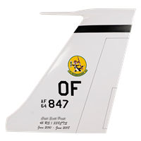45 RS RC-135 Airplane Tail Flash