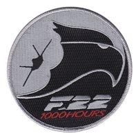 F-22 Raptor 1000 Hours Patch 