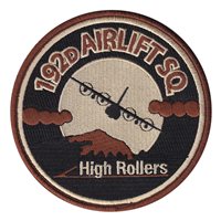 192 AS High Rollers Desert (4.5 inch) Patch 