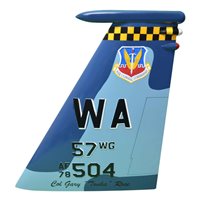 57 WG F-15C Eagle Airplane Tail Flash