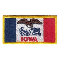 124 ATKS Iowa Flag Pencil Patch 