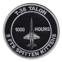 5 FTS T-38 1000 Hours Patch 