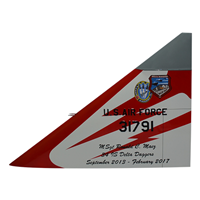 34 IS F-102 Delta Dagger Custom Airplane Tail Flash