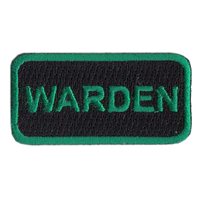 962 AACS Warden Pencil Patch
