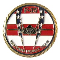 F-35 Heritage Flight Team Gold Coin