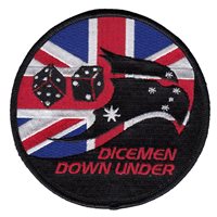 90 FS Dicemen Down Under Patch