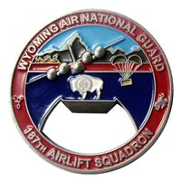 187 AS Bottle Opener Challenge Coin