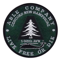 A Co 1-169 AVN Live Free or Die Patch