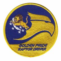 59 TES Golden Pride Raptor Driver Patch