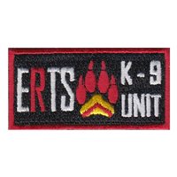 867 ATKS Red Team ERTS K-9 Unit Pencil Patch