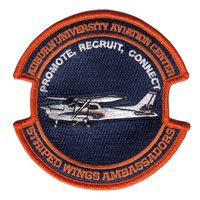 Auburn University Aviation Center Striped Wings Student Ambassadors Patch