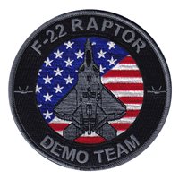 F-22 Demo Team Black Patch
