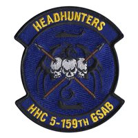 HHC 5-159 GSAB Headhunters Patch