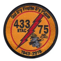 433 ETAC 75 Year Patch