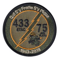 433 ETAC 75 Year Green Patch