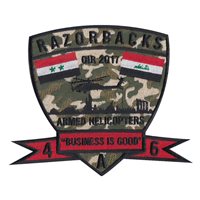 A Troop 4-6 CAV Razorback Patch