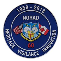 NORAD 60th Anniversary PVC Patch
