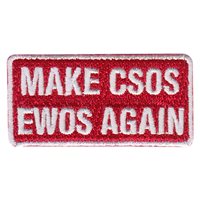 451 FTS COS Make CSOS EWOS Again Pencil Patch