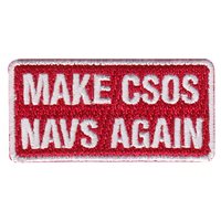 451 FTS COS Make CSOS Navs Again Pencil Patch