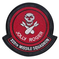 320 MS Jolly Roger Patch with Leather