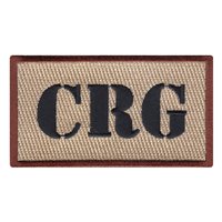 36 CRG Black Text Patch