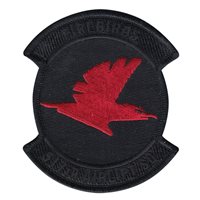 517 AS Black Patch with Black Text