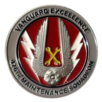 476 MXG Vanguard Excellence A-10 Challenge Coin