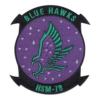 HSM-78 Blue Hawks Patch