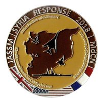 609 CAOC Syria Operation Allied Strike 2018 Challenge Coin