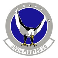 USAF 355th FS PVC パッチ 355 FS Custom Patches | 355th Fighter Squadron Patches