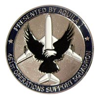461 OSS E-8C JSTARS Commander Challenge Coin