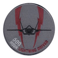 56 TRS Det 2 500 Hour Lightning Driver Patch