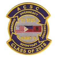 21 STUS Class of 2018 Patch