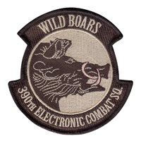 390 ECS Wild Boars Maroon Mouth Patch