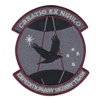 109 AW Skiway Patch with Metallic Thread