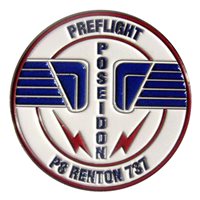 P8 Renton 737 Preflight Challenge Coin