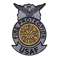 USAF Fire Protection Fire Chief Badge Patch