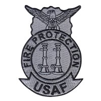 USAF Fire Protection Lieutenant Badge Patch