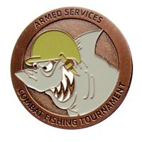 ASYMCA Alaska Combat Fishing 2016 Challenge Coin
