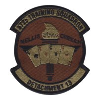 372 TRS Det 13 Nellis Creech OCP Patch | 372nd Training Squadron Patches
