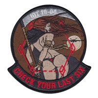 Holloman AFB IQT Class 19-04 Check Last Six Patch