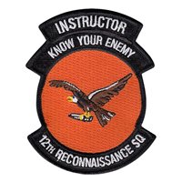 12 RS Instructor Patch