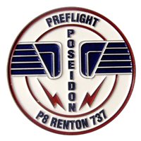 Preflight P8 Renton 737 2019 Challenge Coin
