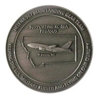 Boeing Helena 767 MLG Team Challenge Coin