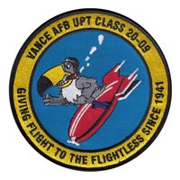 VANCE AFB CLASS 16-01 USAF PATCH AIRCRAFT PILOT CREW AVIATION SOLDIER USA FLY 