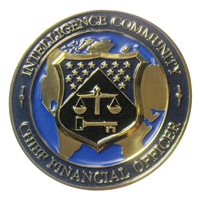 Intelligence Community CFO (gold) Challenge Coin