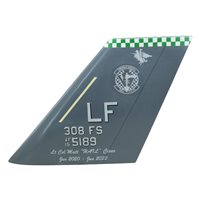 308 FS F-35A Airplane Tail Flash