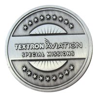 Textron Aviation Special Missions King Air 350 Challenge Coin 