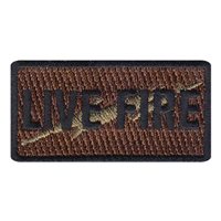 216 SPCS Live Fire Pencil Patch
